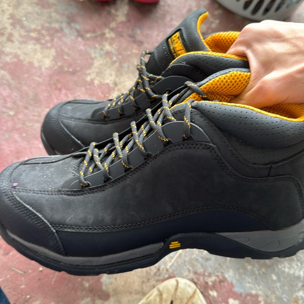 Dewalt DXWP 84335 Baltimore Steel Toe Black Work Boots Mens Size 13